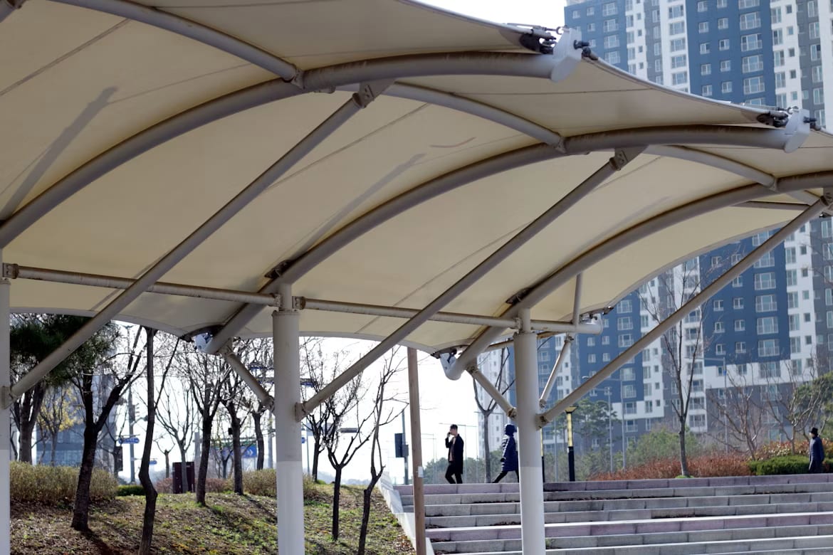 Aluminum Canopy Installation — 4